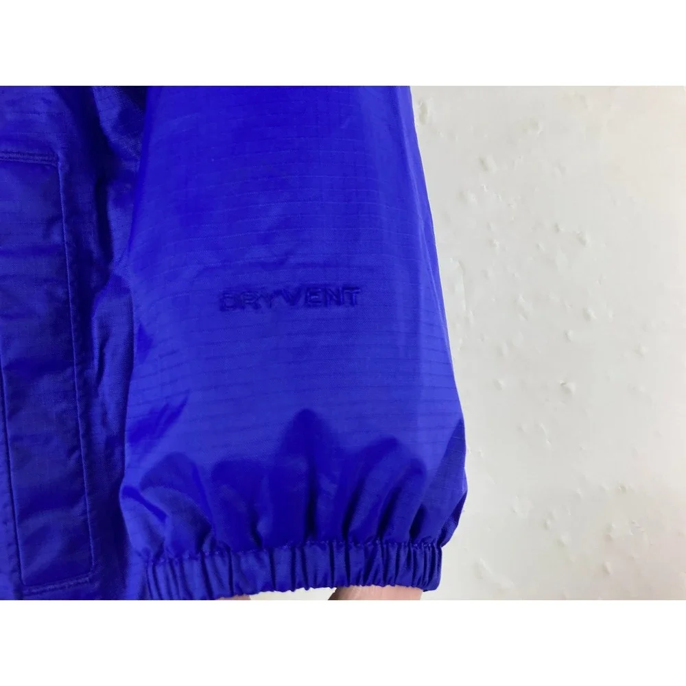 The North Face Rain Jacket Toddler Girl Boy 3T Purple DryVent Hooded Windbreaker